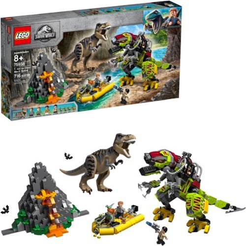  LEGO - Jurassic World T. rex vs Dino-Mech Battle 75938