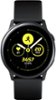 Samsung - Geek Squad Certified Refurbished Galaxy Watch Active Smartwatch 40mm Aluminium - Black-Front_Standard