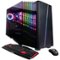 CyberPowerPC - Gaming Desktop - Intel Core i7-9700F - 16GB Memory - NVIDIA GeForce GTX 1650 - 1TB Hard Drive + 500GB Solid State Drive - Black-Front_Standard