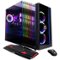 CyberPowerPC - Gaming Desktop - Intel Core i5-9400F - 8GB Memory - NVIDIA GeForce GTX 1650 - 500GB Solid State Drive - Black-Front_Standard