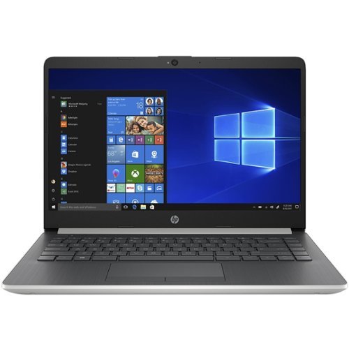 HP - 14" Laptop - Intel Core i3 - 4GB Memory - 128GB Solid State Drive - Ash Silver Keyboard Frame, Natural Silver-Front_Standard 