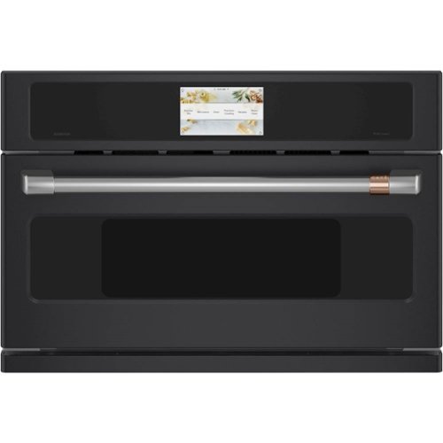 Café - 30" Built-In Single Electric Convection Wall Oven with 120V Advantium Technology, Customizable - Matte Black