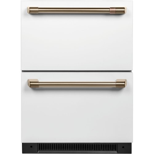 Café - 5.7 Cu. Ft. Built-In Dual-Drawer Refrigerator - Matte white