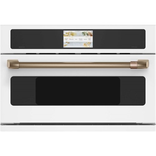 Café - 30" Built-In Single Electric Convection Wall Oven with 240V Advantium Technology - Matte white
