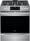 Frigidaire - Gallery 5.6 Cu. Ft. Freestanding Gas Convection Range with Self-Cleaning and Air Fry - Stainless Steel-Front_Standard
