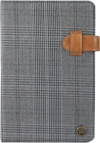 PKG - Folio Case for Most 10" Tablets - Black Plaid