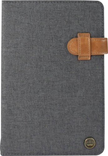 PKG - Folio Case for Most 8" Tablets - Dark Gray