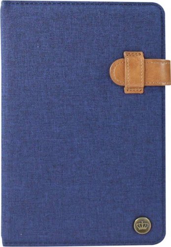 PKG - Folio Case for Most 8" Tablets - Blue
