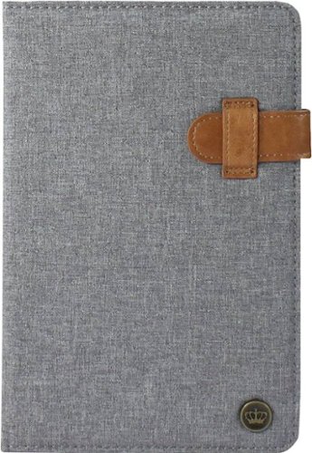 PKG - Folio Case for Most 8" Tablets - Light Gray