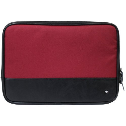 PKG Sleeve for 15 Laptop - Burgundy/Black - Black/Burgundy INTERNATIONAL SHIPPING
