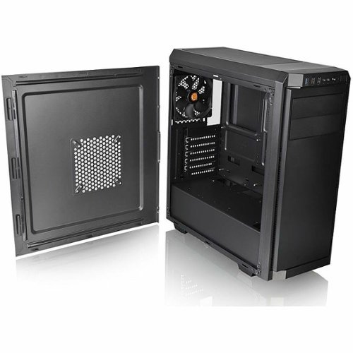 Thermaltake - V Series ATX Mid-Tower Case - Black