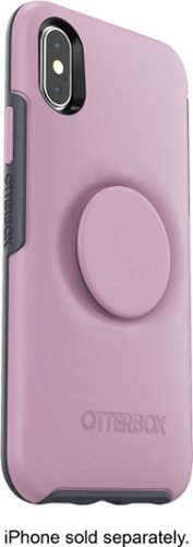 OtterBox - Otter + Pop Symmetry Series Case for Apple® iPhone® X and XS - Mauveolous-Angle_Standard 