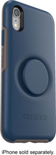 OtterBox - Otter + Pop Symmetry Series Case for Apple® iPhone® XR - Go To Blue-Angle_Standard 
