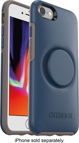 OtterBox Otter + Pop Symmetry Series Case for Apple iPhone 7, 8 and SE (2nd generation) - Go To Blue HOW TO BUY