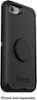 OtterBox - Otter + Pop Defender Series Case for Apple® iPhone® 7, 8 and SE (2nd generation) - Black-Angle_Standard