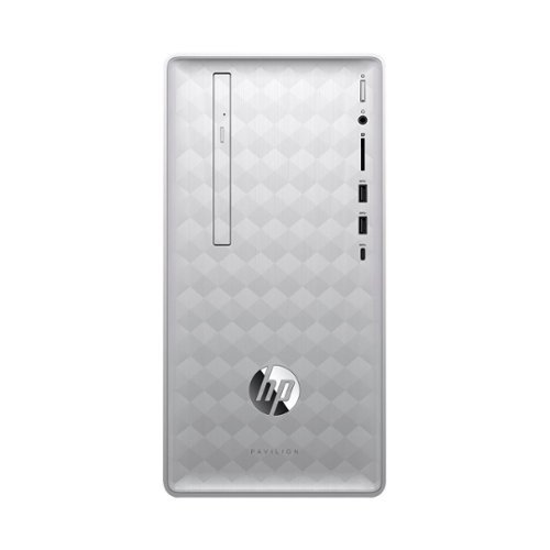 Pavilion Desktop - Intel Core i7 - 16GB Memory - 1TB Hard Drive - HP Finish In Natural Silver-Front_Standard 