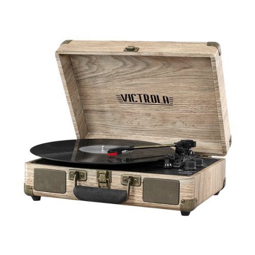 Victrola Journey Bluetooth Suitcase Record Player with 3-speed Turntable