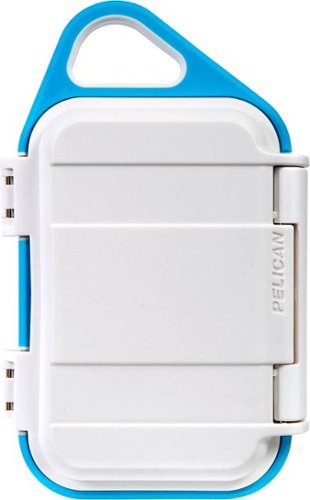 Pelican - G10 Personal Utility Case - White/Aqua-Front_Standard 