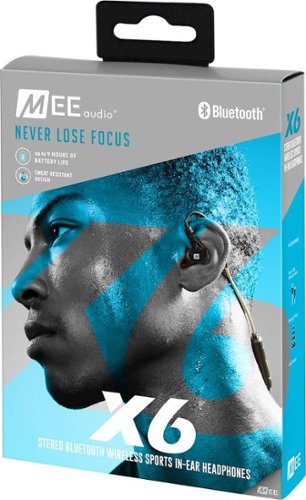 MEE audio X6 Wireless In-Ear Headphones - Black WHERE TO BUY