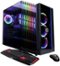 CyberPowerPC - Gaming Desktop - AMD Ryzen 3 2300X - 8GB Memory - AMD Radeon RX 580 - 2TB HDD + 240GB SSD - Black-Front_Standard