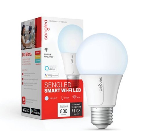 Sengled A19 Wi-Fi 60W Smart LED Bulb Wi-Fi Works with Amazon Alexa & Google Assistant - Daylight GLOBAL SHIPPING