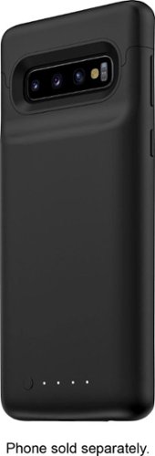 mophie - Juice Pack External Battery Case for Samsung Galaxy S10e - Black-Front_Standard 