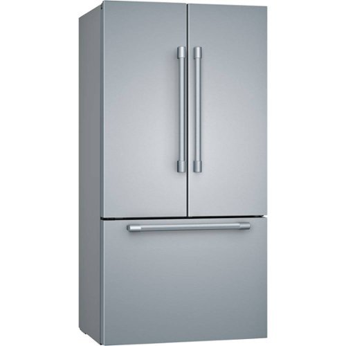 Bosch - 800 Series 20.8 Cu. Ft. French Door Counter-Depth Refrigerator - Stainless steel