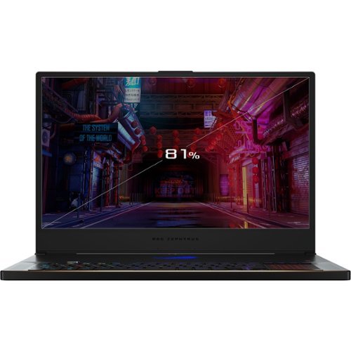 ASUS - ROG Zephyrus S 17.3" Gaming Laptop - Intel Core i7 - 32GB Memory - NVIDIA GeForce RTX 2080 - 1TB Solid State Drive - Metallic Black-Front_Standard 