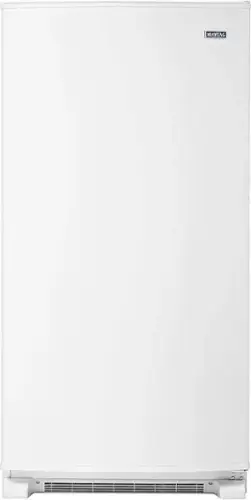 Front. Maytag - 17.7 Cu. Ft. Frost-Free Upright Freezer - White.