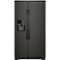 Whirlpool - 21.4 Cu. Ft. Side-by-Side Refrigerator - Black-Front_Standard