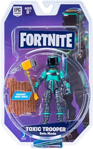 Fortnite Solo Mode Toxic Trooper Collectible Figure - White/Brown/Black/Red WORLDWIDE DELIVERY