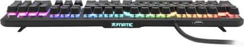Fnatic Streak RGB Full-size Wired Gaming Mechanical CHERRY MX Silent RGB Red Switch Keyboard with RGB Back Lighting - Black BUY IN SINGAPORE