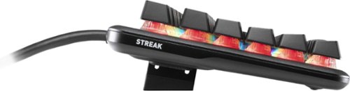 Fnatic Streak RGB Full-size Wired Gaming Mechanical CHERRY MX Silent RGB Red Switch Keyboard with RGB Back Lighting - Black BUY IN UAE