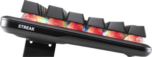 Fnatic Mini Streak RGB Wired TKL Gaming Mechanical CHERRY MX Silent Red Switch Keyboard with RGB Back Lighting - Black SHOP ONLINE
