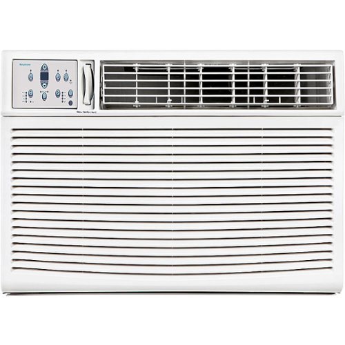 Keystone - 1000 Sq. Ft. 18,500 BTU Window Air Conditioner and 16,000 BTU Heater - White