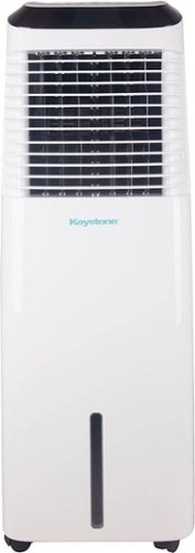 Keystone - 418 CFM Smart Portable Evaporative Cooler - White-Front_Standard 