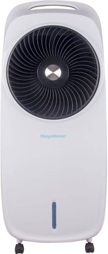 Keystone - 206 CFM Portable Evaporative Cooler - White