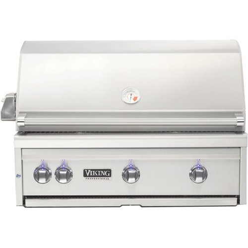 Viking - Professional 5 Series 36" Built-In Gas Grill - Stainless Steel