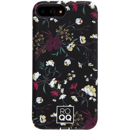 ROQQ - PowerCase Night Garden I External Battery Case for Apple® iPhone® 7 Plus and 8 Plus - White/Red/Black-Angle_Standard 