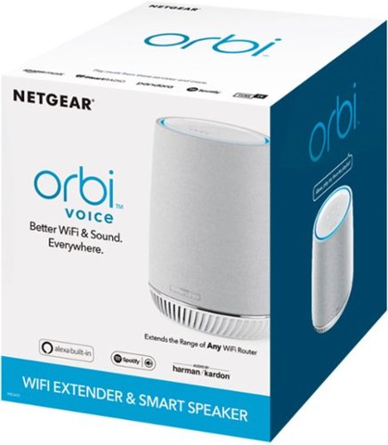 NETGEAR Orbi Voice AC2200 Tri-Band Wi-Fi Range Extender and Smart Speaker GLOBAL SHIPPING