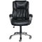 Serta - Works 5-Pointed Star Bonded Leather Executive Chair - Black-Front_Standard