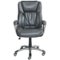 Serta - 5-Pointed Star Bonded Leather Executive Chair - Gray-Front_Standard