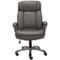 Serta - Big and Tall Bonded Leather Executive Chair - Gray-Front_Standard