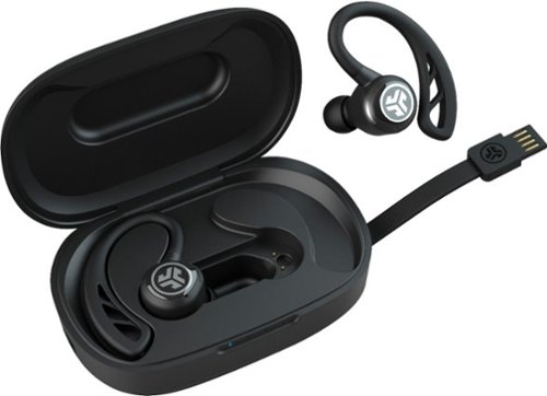JLab Epic Air Sport True Wireless Earbud Headphones - Black WORLDWIDE DELIVERY