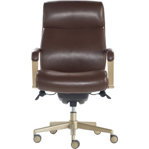 La-Z-Boy - Melrose Modern Foam & Bonded Leather Executive Chair - Brown