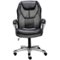 Serta - Works Mesh & Faux Leather Executive Chair - Gray-Front_Standard 