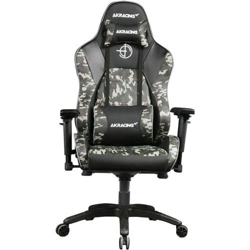 AKRacing - Verona Signature Premium PU Leather Ergonomic Gaming Chair - Camouflage-Front_Standard 