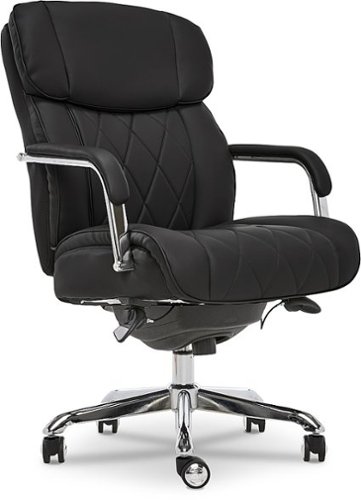 La-Z-Boy - Sutherland Bonded Leather Office Chair - Black