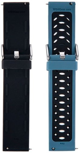 WITHit Band Kit for Samsung Galaxy Watch 42mm, Watch Active and Watch Active 2 - Woven Black/Bluestone/Black WORLDWIDE DELIVERY