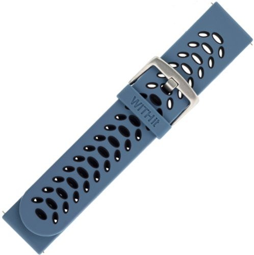 WITHit Band Kit for Samsung Galaxy Watch 42mm, Watch Active and Watch Active 2 - Woven Black/Bluestone/Black BUY IN EUROPE